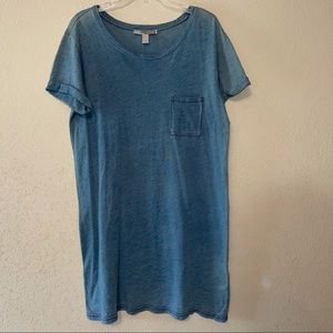 Forever 21 blue t shirt dress